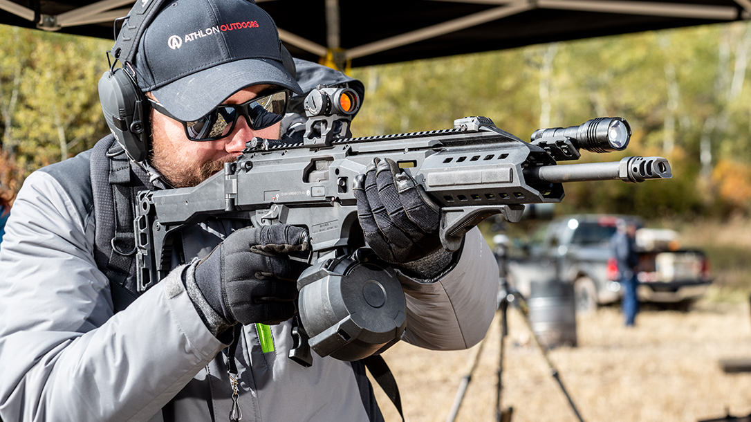 Magpul PMAG D-50 EV9, CZ Scorpion Drum Magazine, CZ Scorpion Magazine, lead