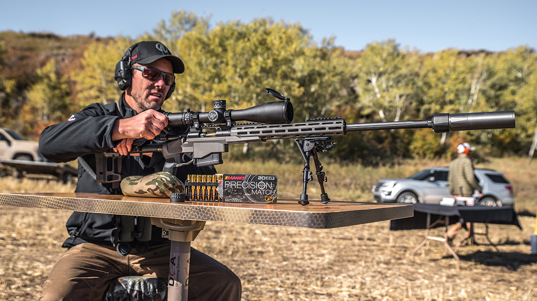 Remington 700 PCR Enhanced Precision Rifle, Athlon Outdoors Rendezvous, loading