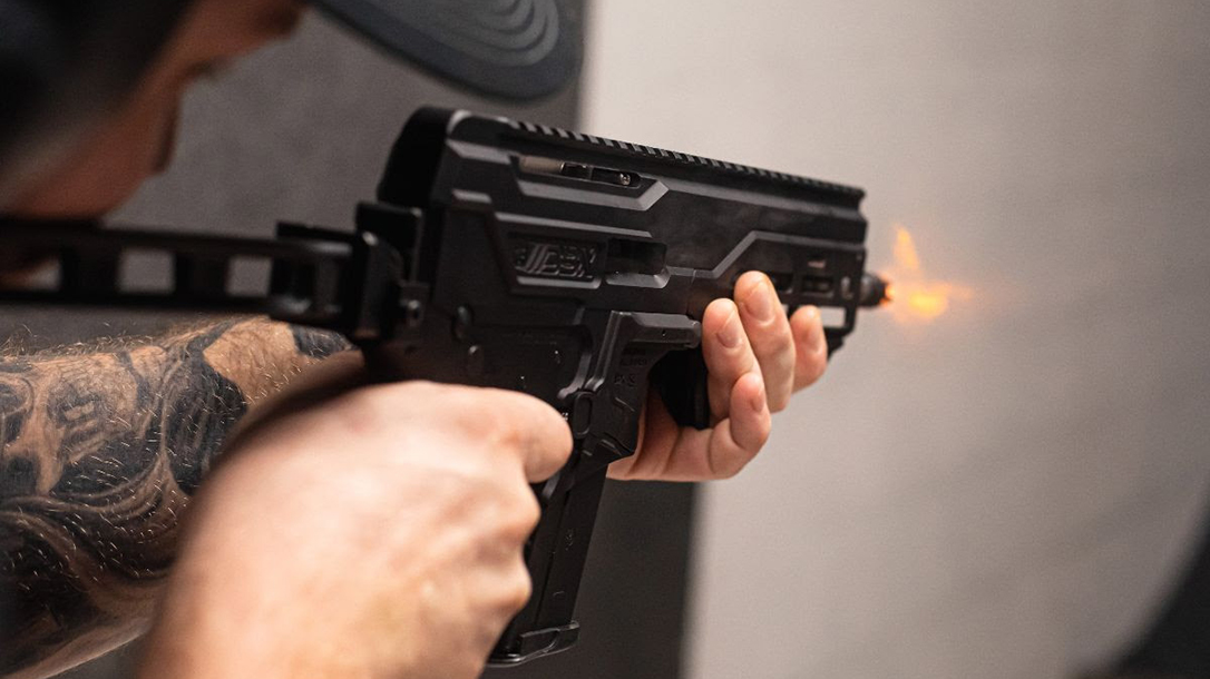 The Diamondback 5.7 chambers the suddenly popular 5.7x28mm cartridge.