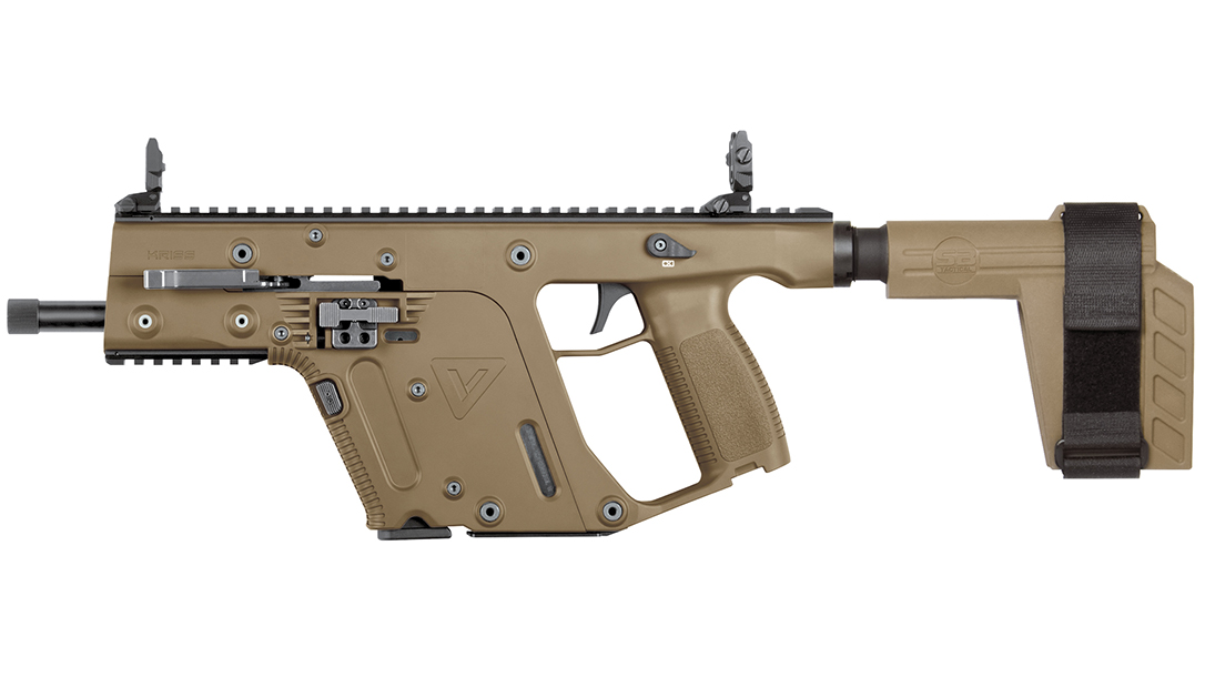 KRISS Vector .22 LR, The Kriss Vector rimfire serves as a faithful trainer or fun plinker.