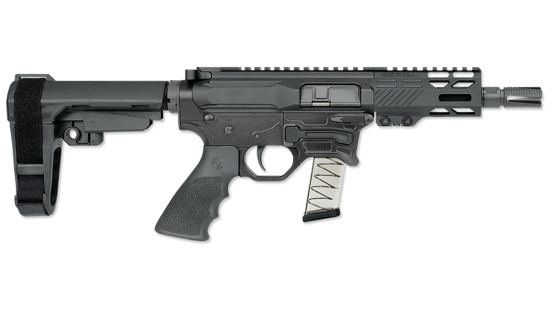 The new BT-9, chambered in 9mm, runs on Glock magazines.