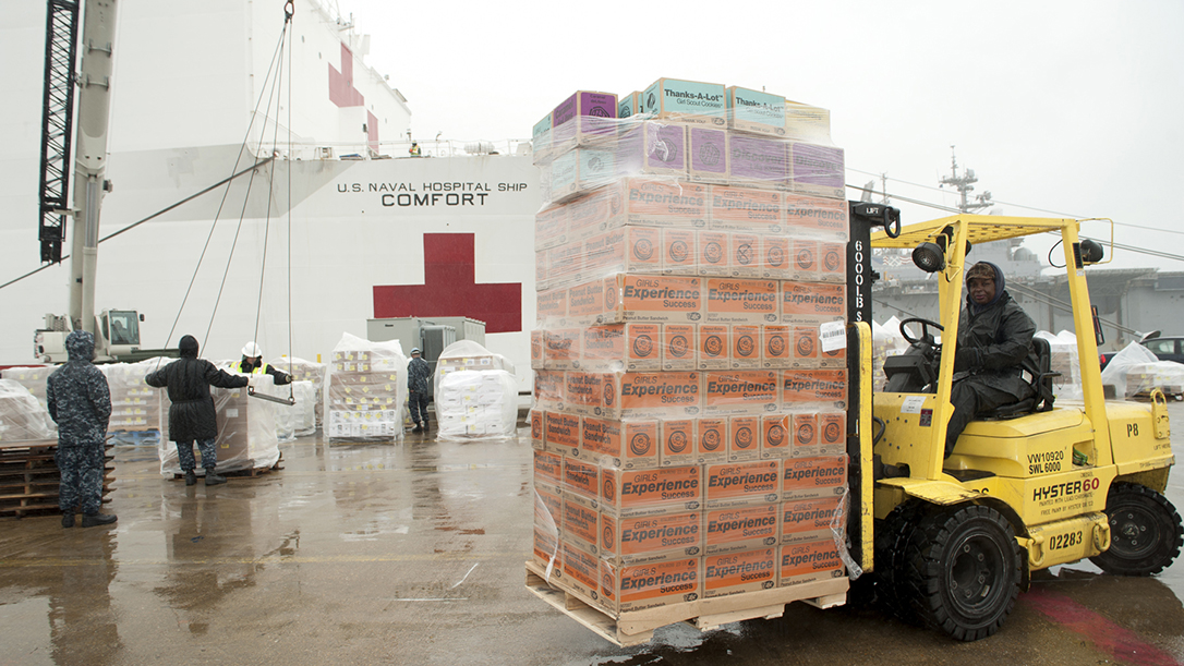 Right now, Navy hospital ships are gearing up to support U.S. cities.