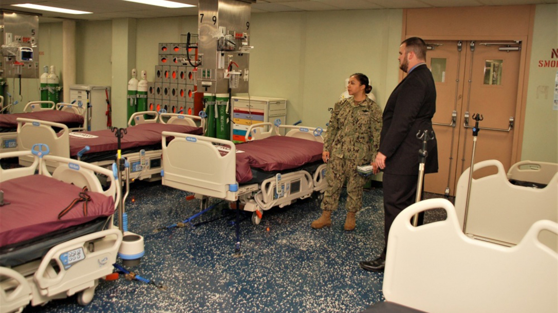 Many facilities inside the ships constitute open rooms.