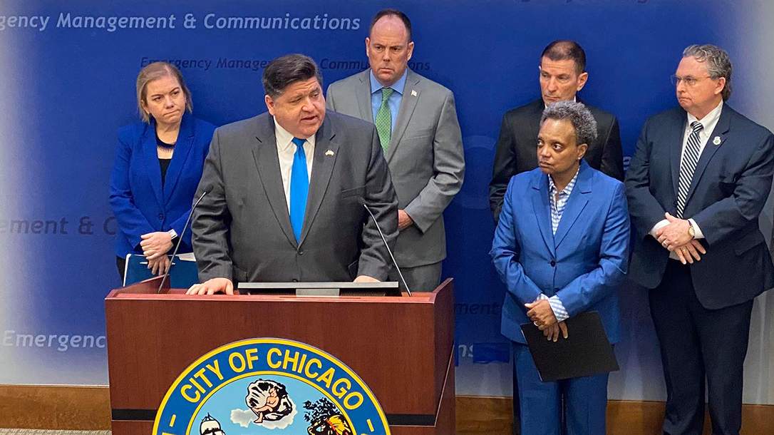 Illinois Guns Essential Coronavirus, Illinois gun sales, COVID-19