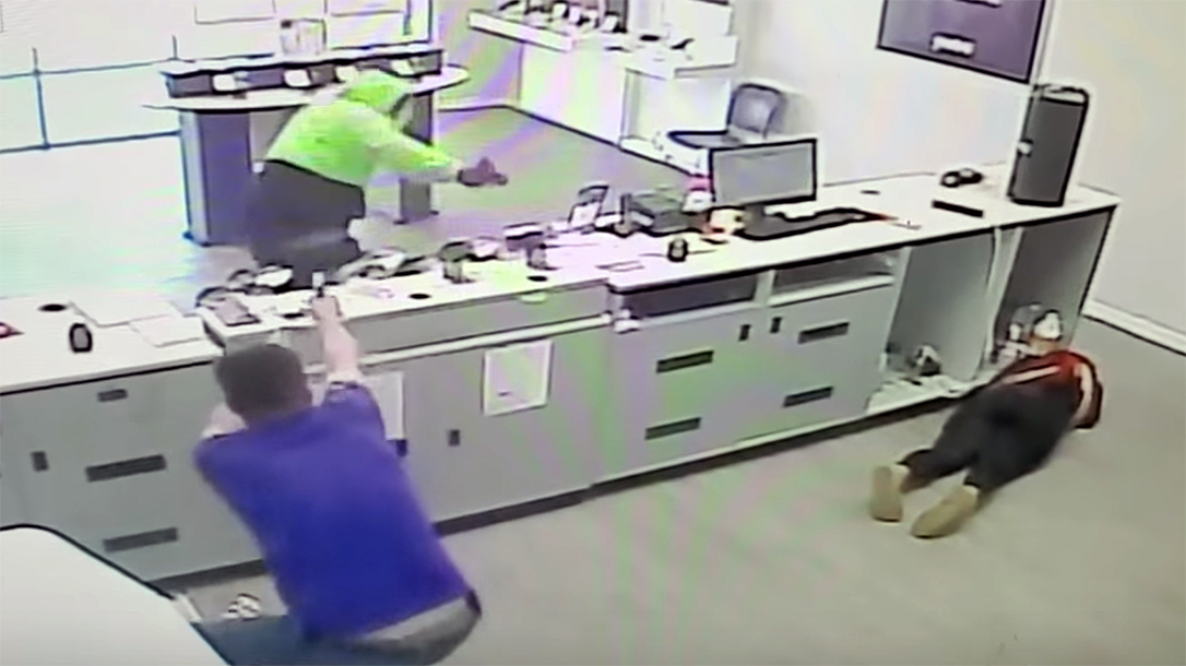 A MetroPCS worker fought back, ultimately shooting and wounding a masked, armed robber, saving himself and co-worker during crazy shootout in Virginia.