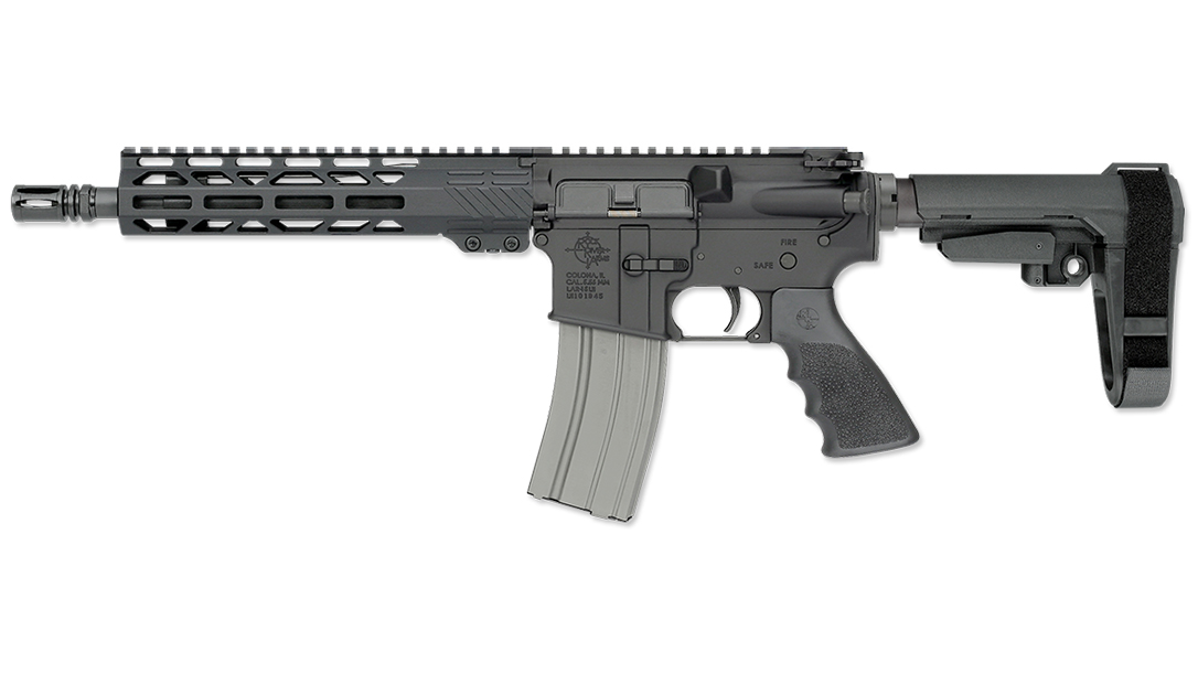 The Rock River LEF-T Pistol sports left-handed receivers and controls.