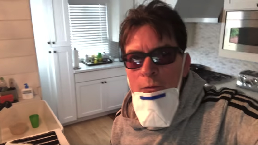 Black Rifle Coffee Quarantine music video, Charlie Sheen