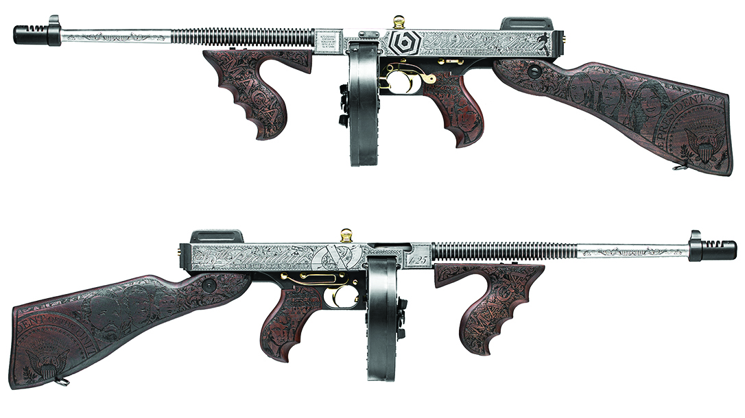 Custom Auto-Ordnance Trump Tommy Gun, Outlaw Ordnance, lead