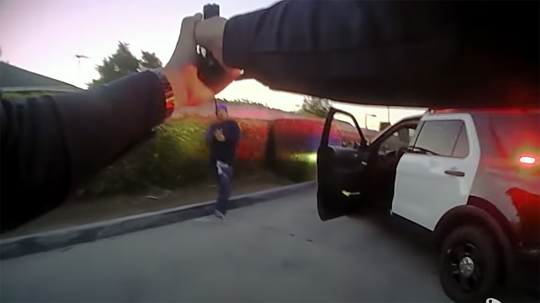 Pomona Police Officer shooting, sword suspect