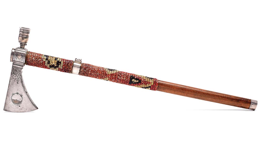 A Revolutionary War Tomahawk brought $664k at auction recently.