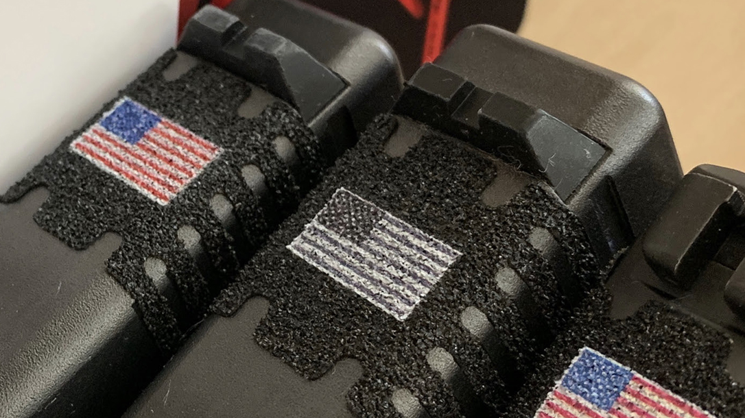 The ArachniGRIP Slide Spider improves grip when racking the slide.