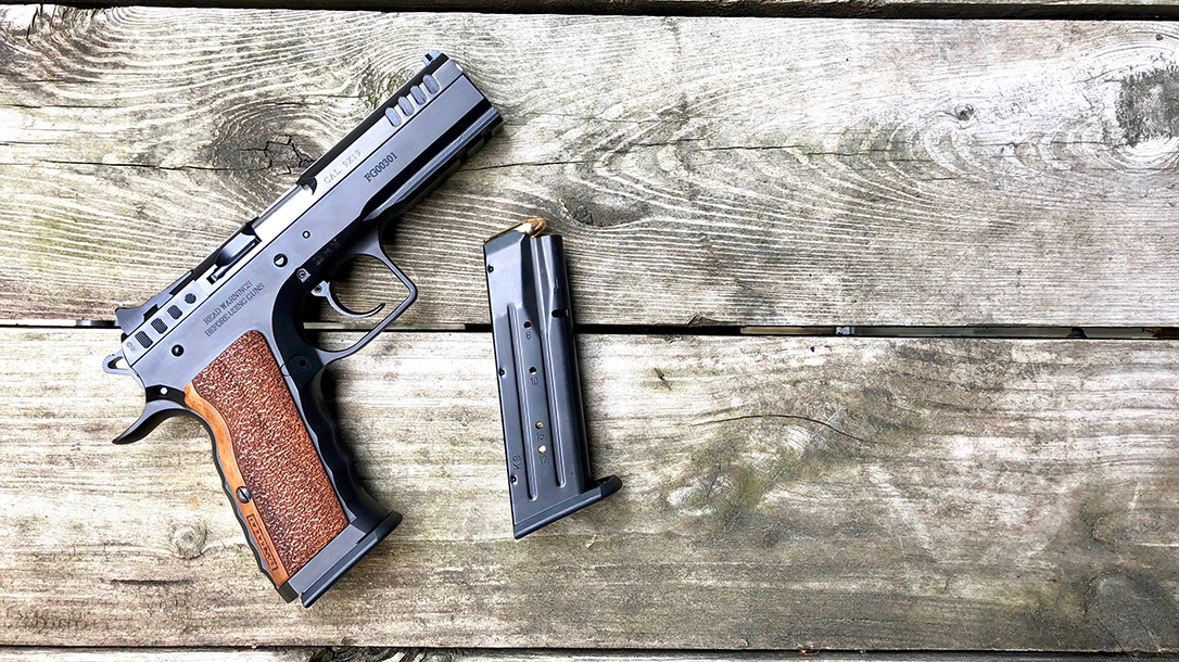 The IFG Defiant Stock I comes ready to race in pistol competition.