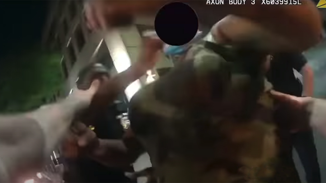 Baltimore Cop Knocks Out Woman, protests