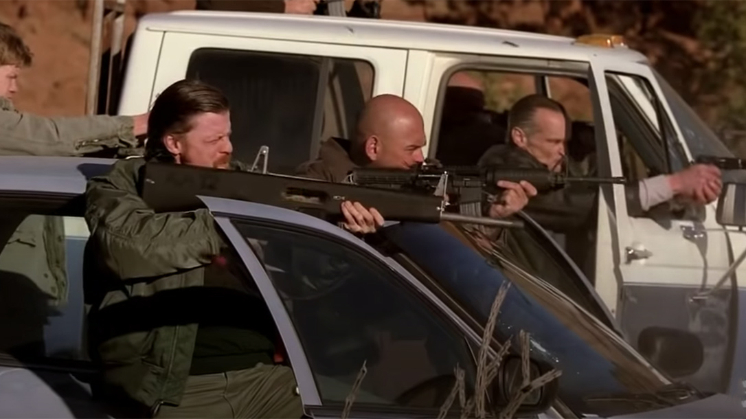 Breaking Bad Shootout AA-12 Shotgun, Hank Shootout