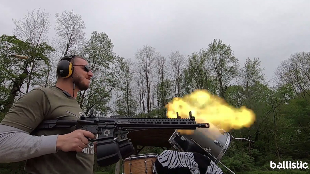 Lamb of God, Walk With Me in Hell Cover, Gun Drummer