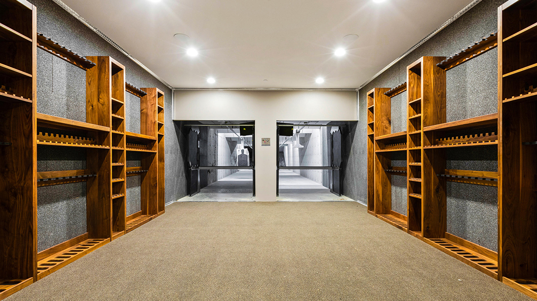 Montana Mega Mansion, Indoor Shooting Range, two lanes