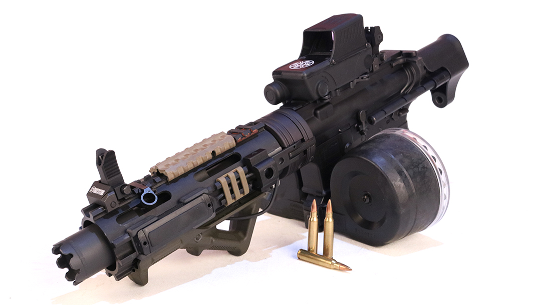 Cry Havoc Tactical Homemade SBR, 100-round magazine