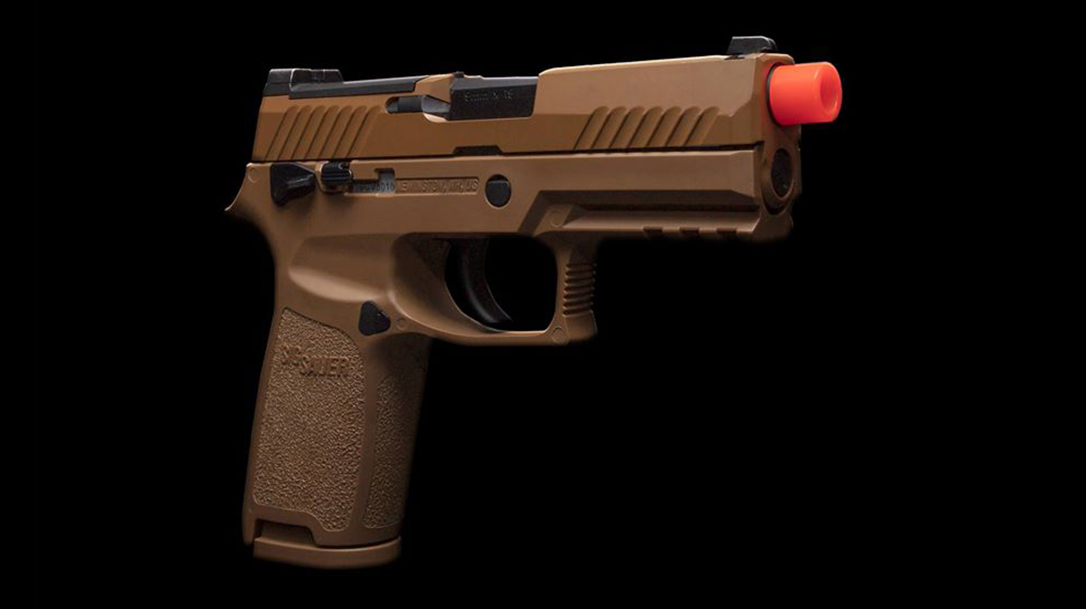 With a full blowback action, the SIG Air ProForce M18 provides a realistic trainer.