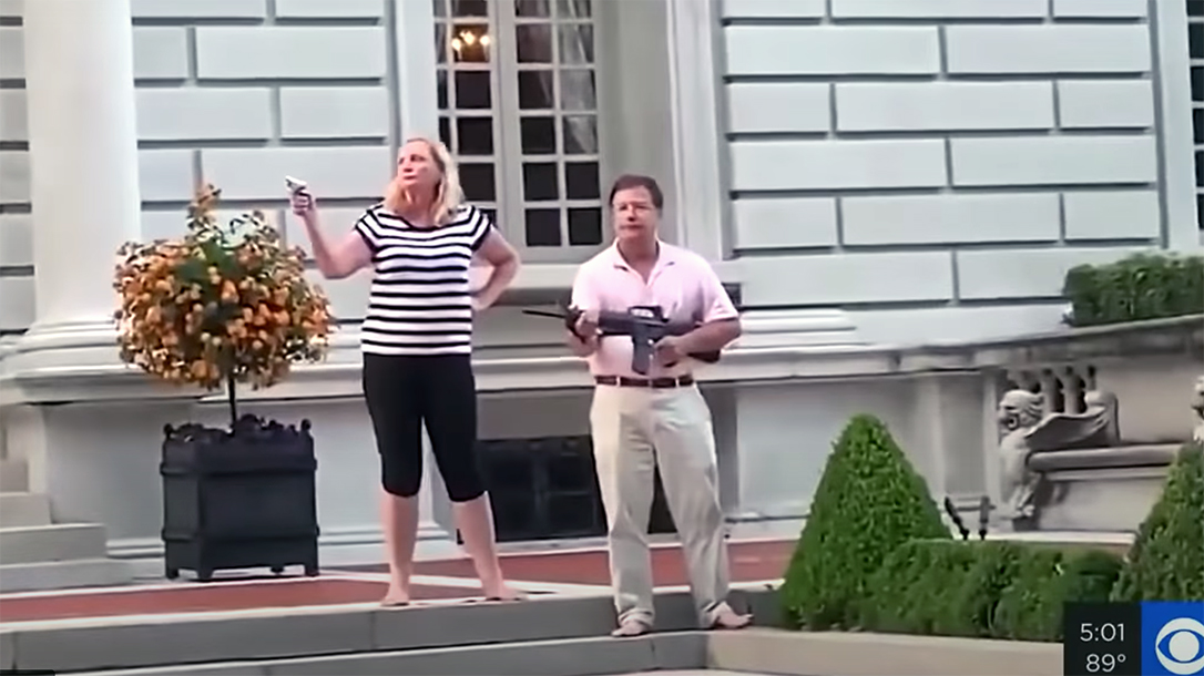 McCloskeys Republican National Convention, In what appears to be mostly a political move, the St. Louis couple have been charged with unlawful use of a weapon.