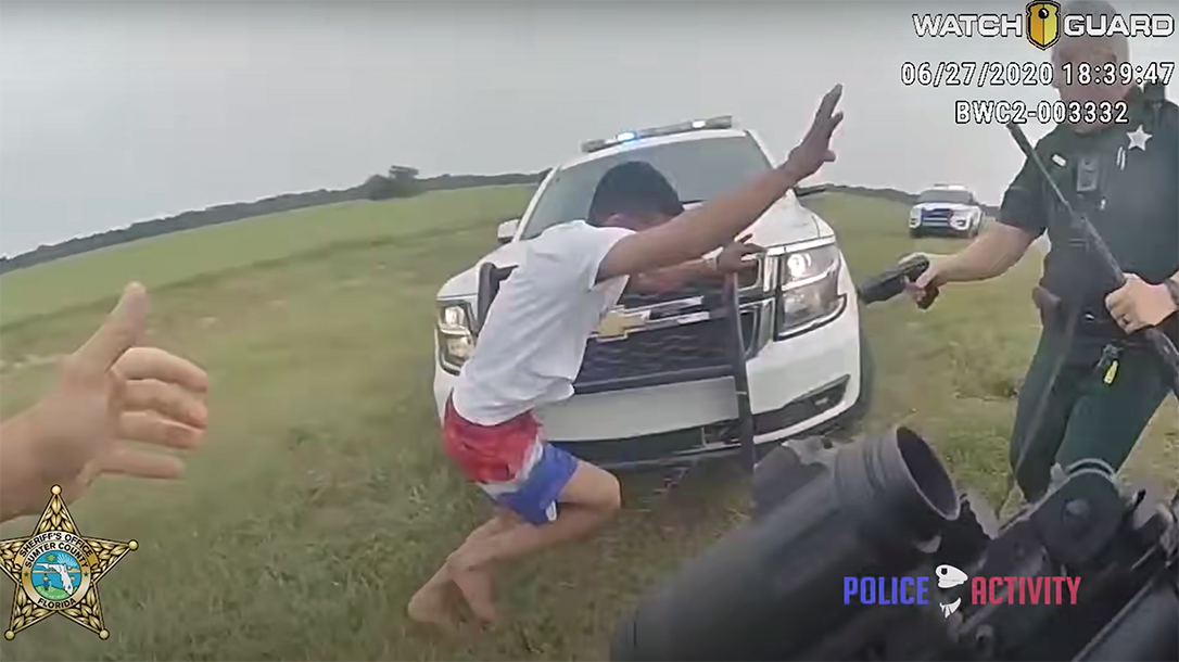 An alleged gunman charged Sumter County Sheriff's deputies in Florida.