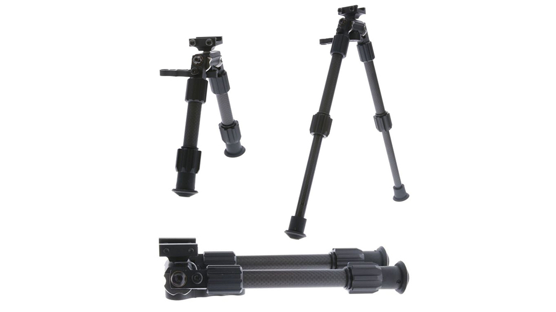 Built from carbon fiber and aluminum, the TruGlo Tac-Pod Carbon Pro Bipod delivers versatility.