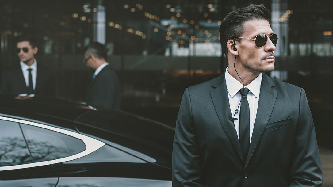 Executive protection work.