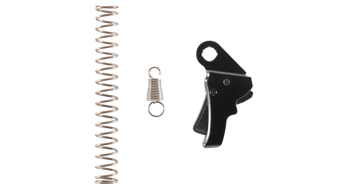 The Apex Tactical trigger improves the pull on the Springfield Armory Hellcat.