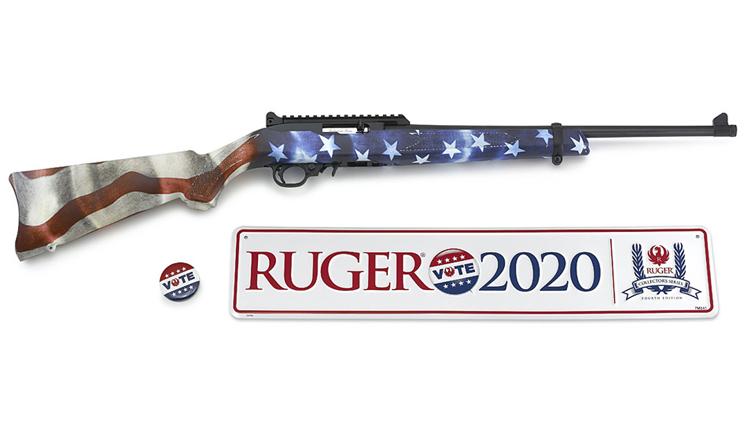 The new Ruger Vote 2020 10/22 Carbine encourages 2A supporters to get out and vote.
