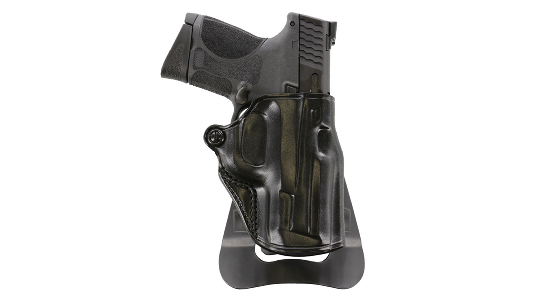 The Galco Speed Master 2.0 conceals well, yet offers tension adjustment for security and draw speed.