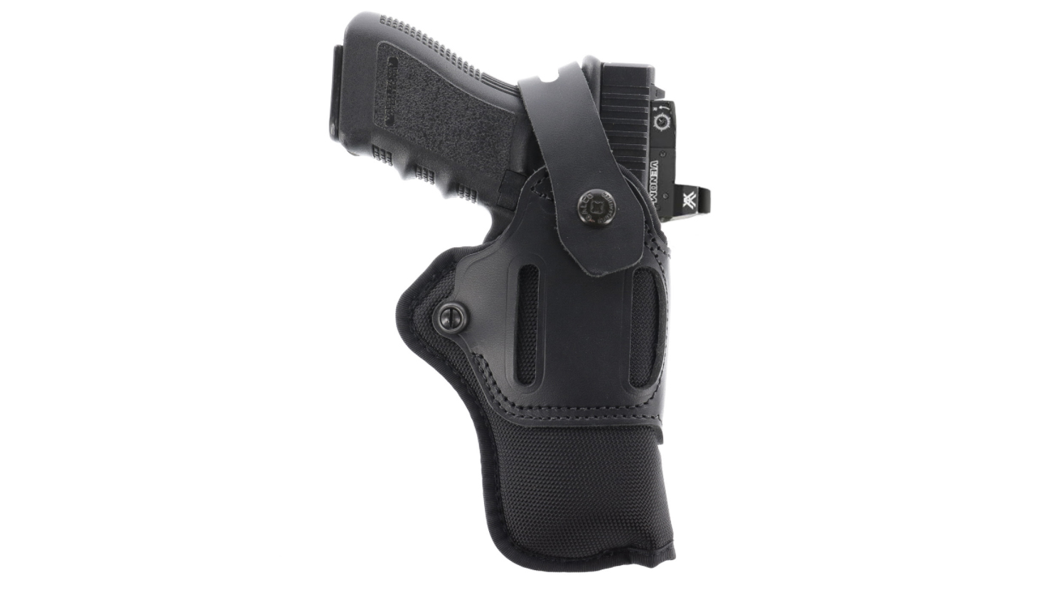 The Galco Switchback works with most full-size semi-autos.