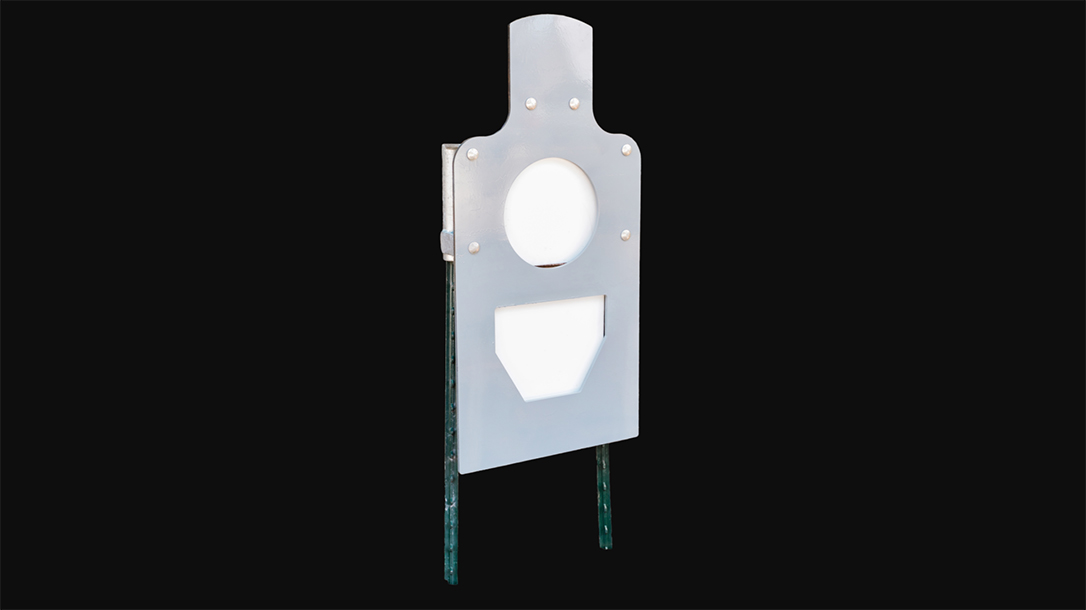 The Grizzly Targets Sniper Training System features galvanized AR500 steel and works with T-posts.