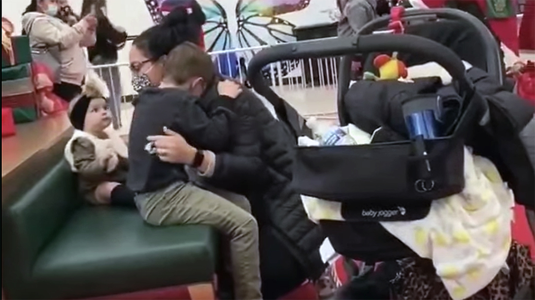 An anti-gun Santa told a boy no to a Nerf gun, making him cry in Illinois.