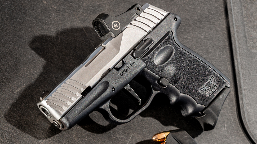 With a red dot optic included, the SCCY DVG-1RD becomes instantly ready for carry optics.