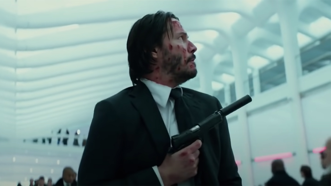 John Wick 2 suppressor scene
