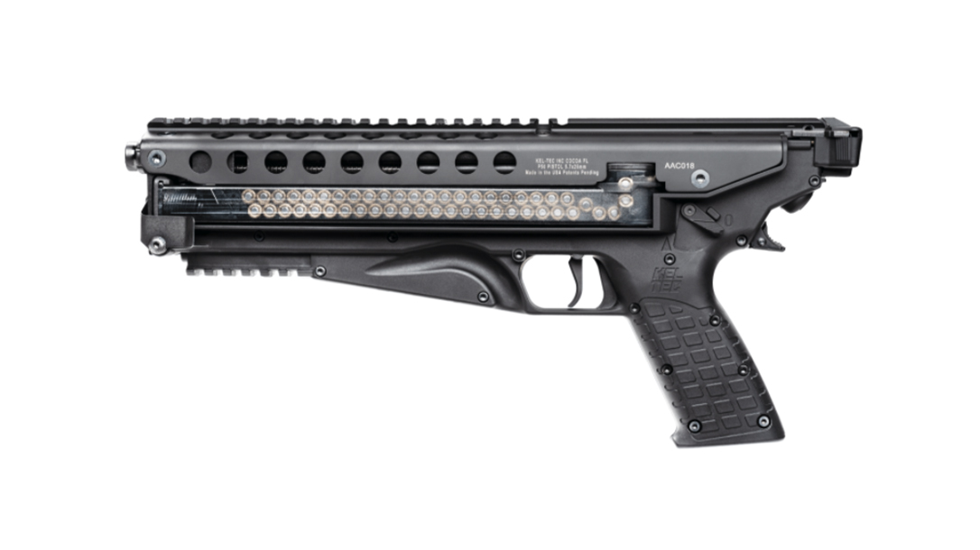 KelTec P50 5.7x28mm pistol, left