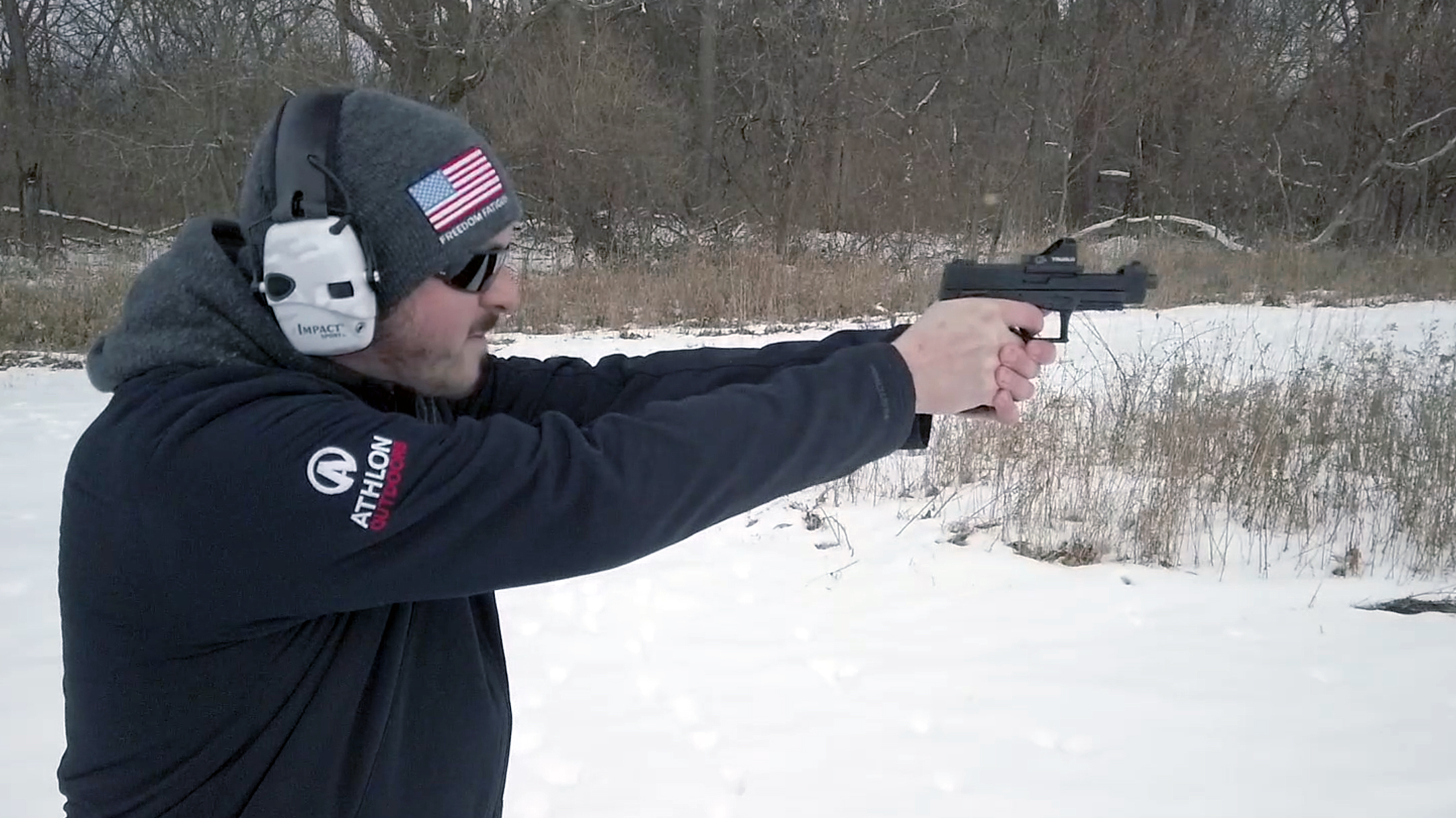 The innovative Taurus TX22 Competition mounts the optic directly to the barrel.