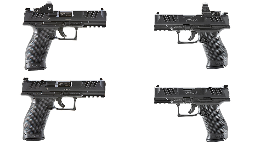 Walther PDP Performance Duty Pistol line, compact, full size, lead