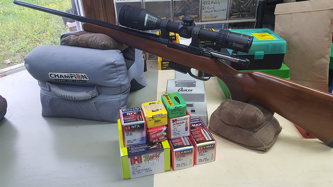 The 221 Fireball pushes .22-caliber bullets to speeds over 3,500 fps.