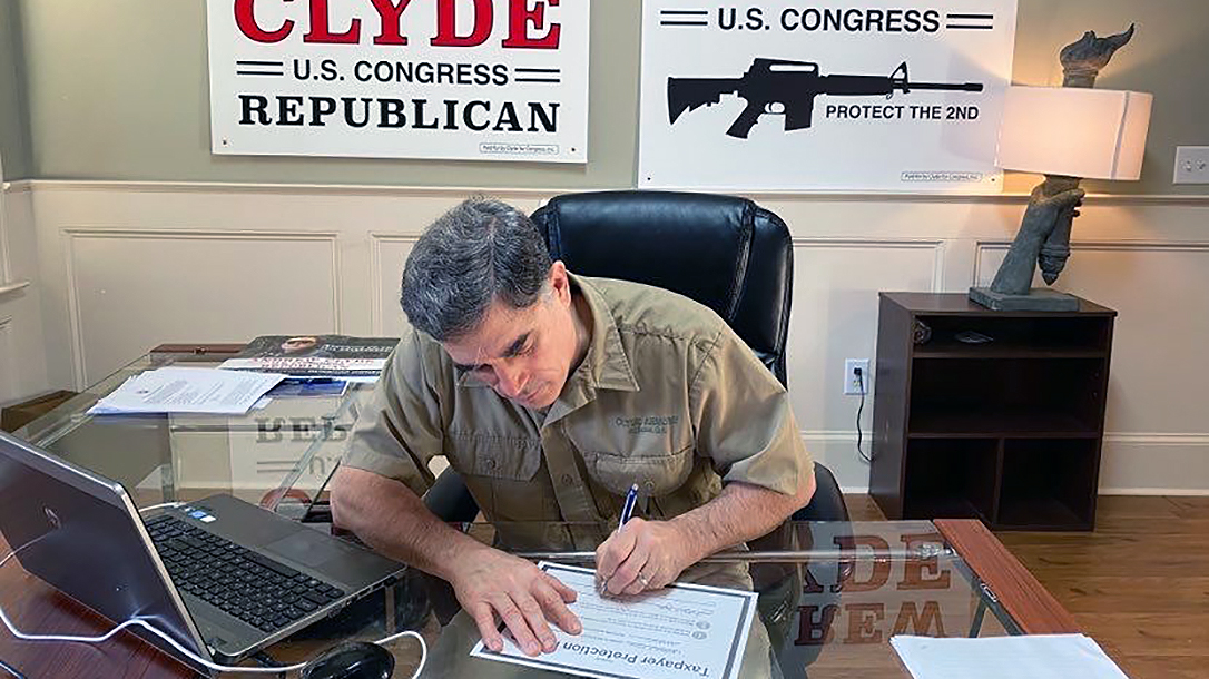 Rep. Andrew Clyde introduced the Ensuring SAFE-T Act.