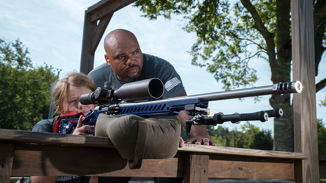 Guardian Long Range competition, precision shooting, lead