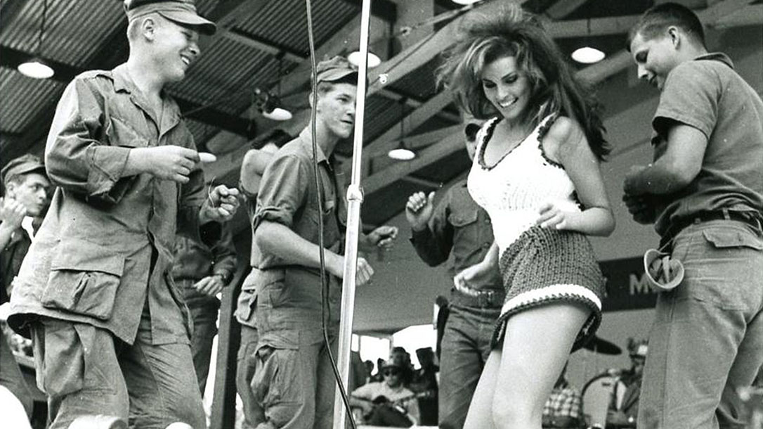 Raquel Welch, Vietnam War, Bob Hope Christmas Show