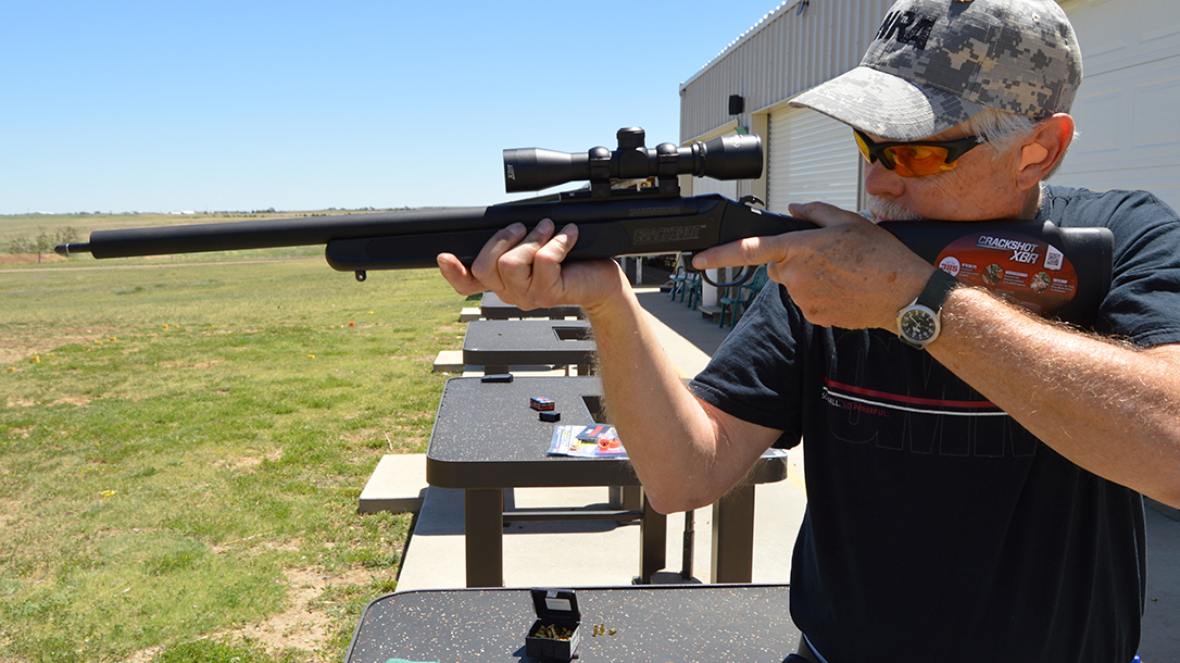 Traditions Crackshot XBR rifle, Arrow, .22 rifle, lead