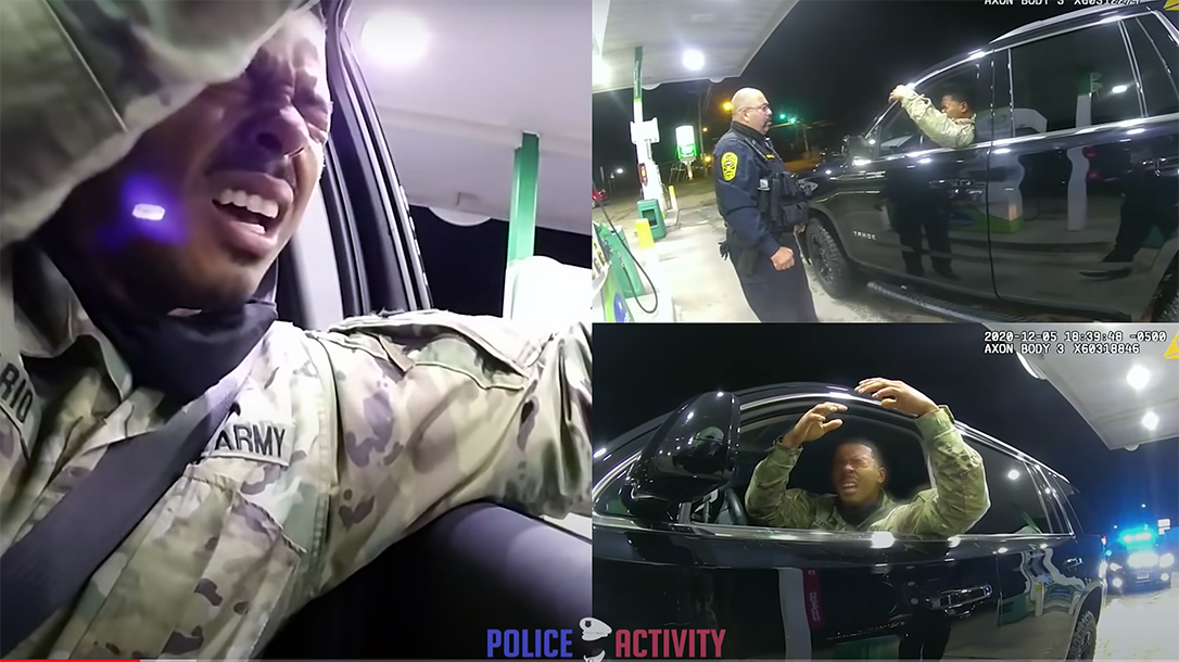 Army 2nd Lt. Caron Nazario refused multiple commands before getting pepper-sprayed.