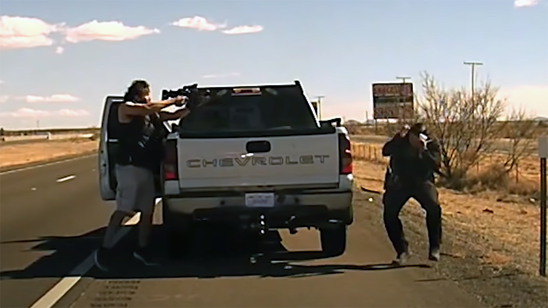 Convict Omar Cueva murdered New Mexico State Police officer Darian Jarrott in cold blood.