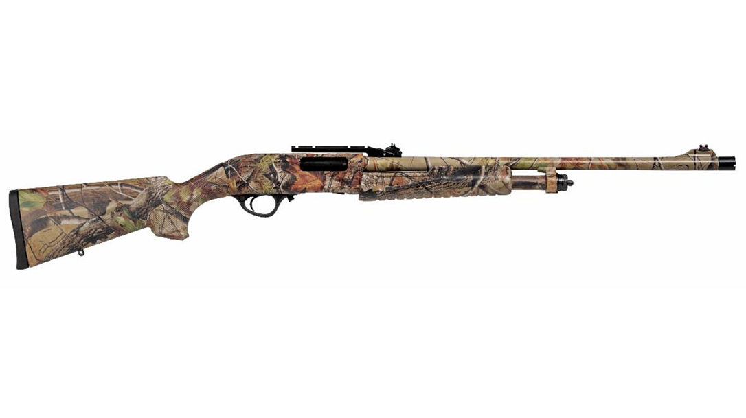The Escort FieldHunter Turkey shotgun comes hunt ready.