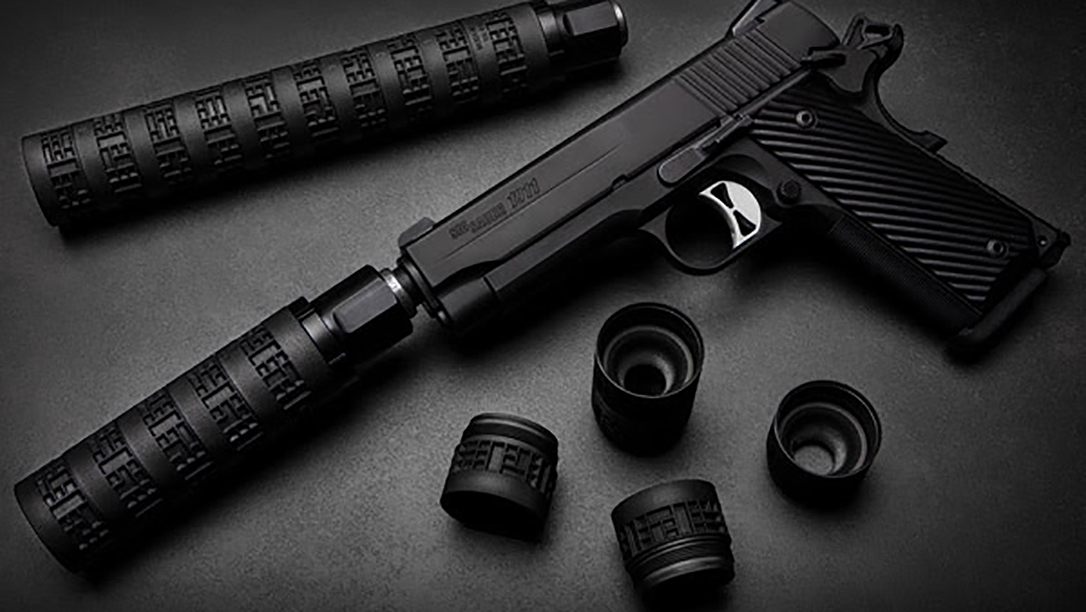 The adjustable SIG MODX-45 delivers lots of versatility in a suppressor.