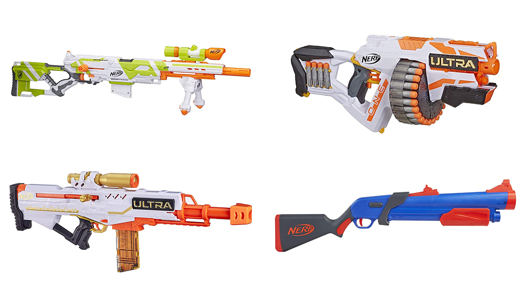 Nerf Guns, Nerf sniper rifle, nerf SMG, nerf Shotgun
