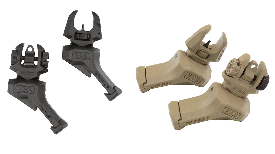 The polymer FAB Defense FRBS provides a backup sight system.