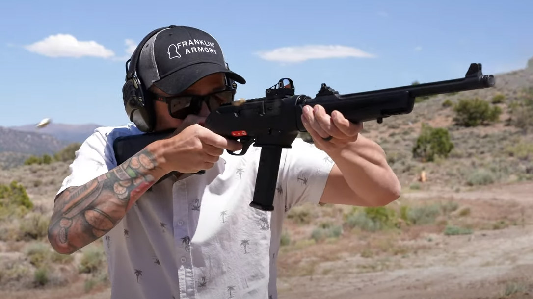 Test firing the PC-C1 Binary Trigger