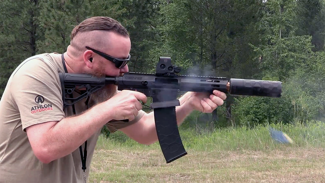 Improved recoil mitigation makes the Gen-12 handle well.